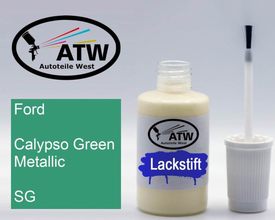 Ford, Calypso Green Metallic, SG: 20ml Lackstift, von ATW Autoteile West.